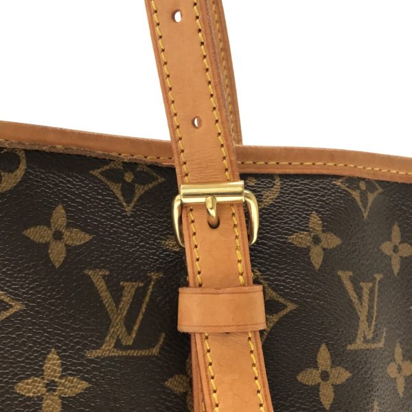 37312292 10 Louis Vuitton Bucket Canvas Monogram Shoulder Bag Brown