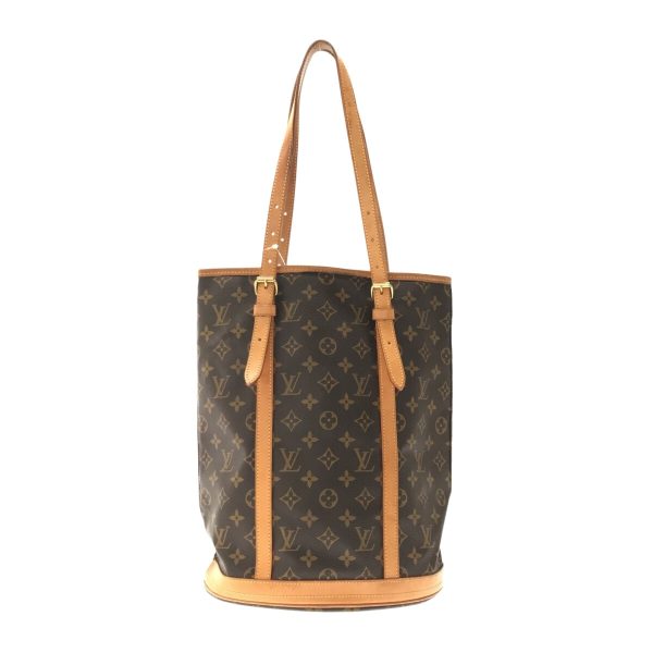 37312292 3 Louis Vuitton Bucket Canvas Monogram Shoulder Bag Brown