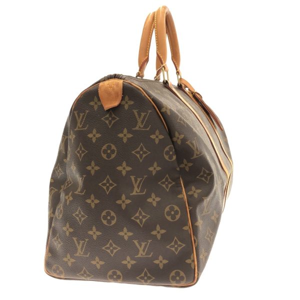 37312300 2 Louis Vuitton Keepall Canvas Monogram Boston Bag Brown