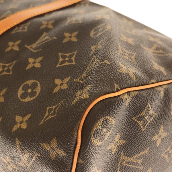 37312300 5 Louis Vuitton Keepall Canvas Monogram Boston Bag Brown