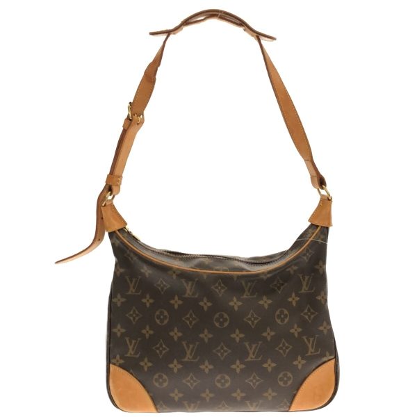 37312316 1 Louis Vuitton Boulogne Canvas Monogram Shoulder Bag Brown