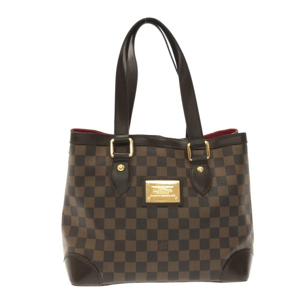 37312346 1 Louis Vuitton Hampstead Canvas Damier Handbag Ebene