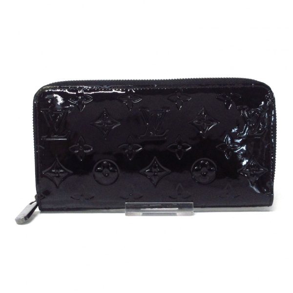 37312371 1 Louis Vuitton Zippy Leather Patent Long Wallet Noir