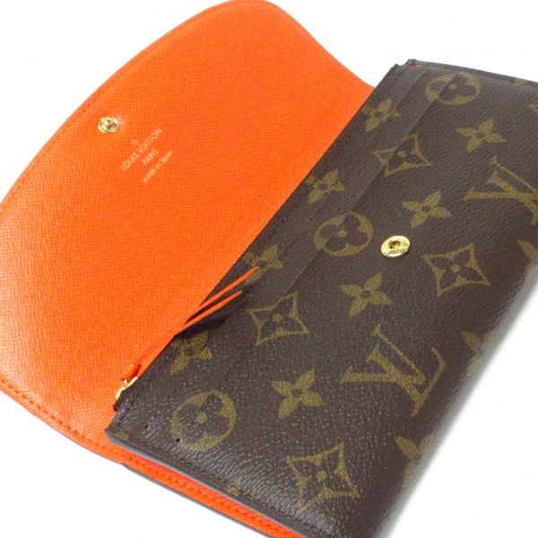 37312373 3 Louis Vuitton Portefeuille Emily Canvas Monogram Long Wallet Pimon