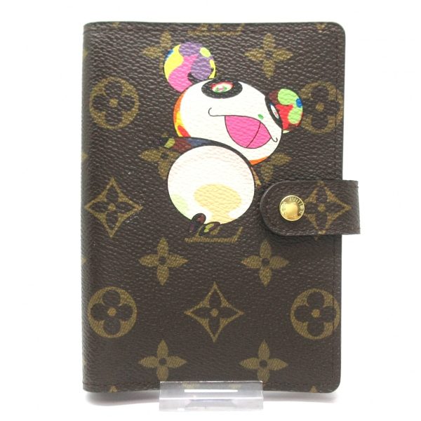 37312389 1 Louis Vuitton Agenda Panda Canvas Monogram Notebook Brown