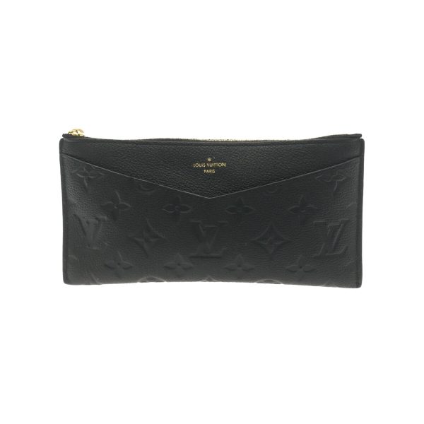 37312392 1 Louis Vuitton Pochette Melanie Leather Monogram Empreinte Noir