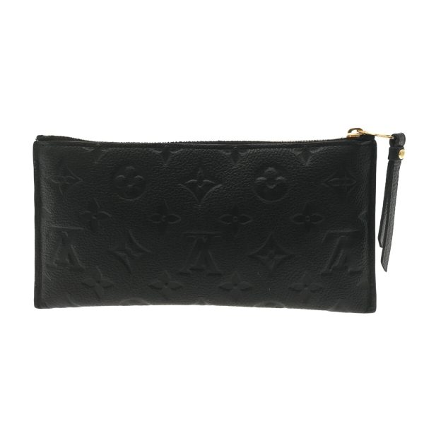 37312392 3 Louis Vuitton Pochette Melanie Leather Monogram Empreinte Noir