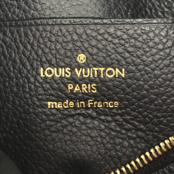 37312392 7 Louis Vuitton Pochette Melanie Leather Monogram Empreinte Noir