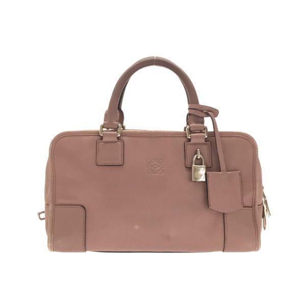 37312418 1 Loewe Amazona 28 Handbag Leather Pink