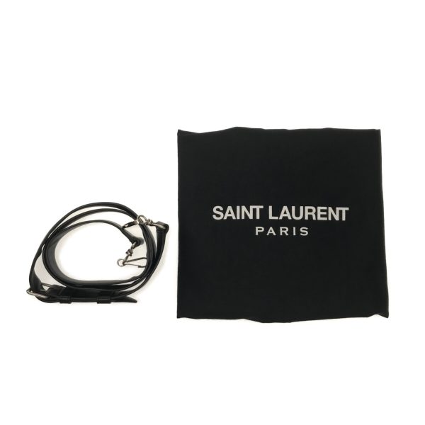 37312423 11 Saint Laurent Paris Boston Leather Bag Black