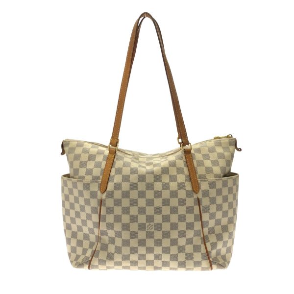 37312463 3 Louis Vuitton Totally PM Canvas Damier Shoulder Bag Azure