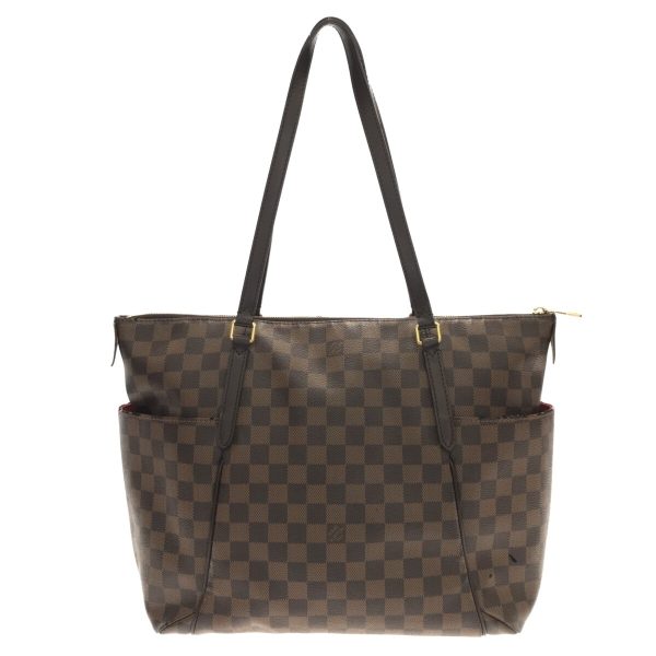 37312464 1 Louis Vuitton Totally PM Canvas Damier Shoulder Bag Ebene