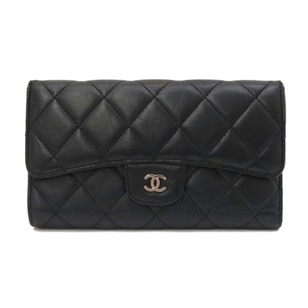 37318 1 Chanel Timeless Classic Wallet Black