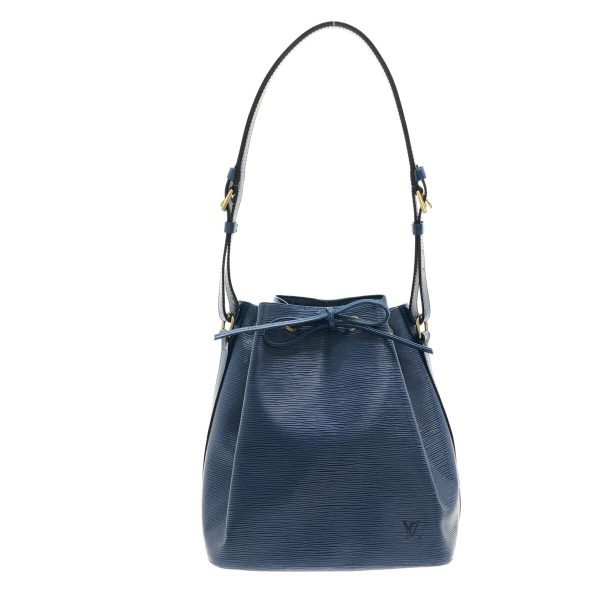 37318107 1 Louis Vuitton Petit Noe Leather Shoulder Bag Blue