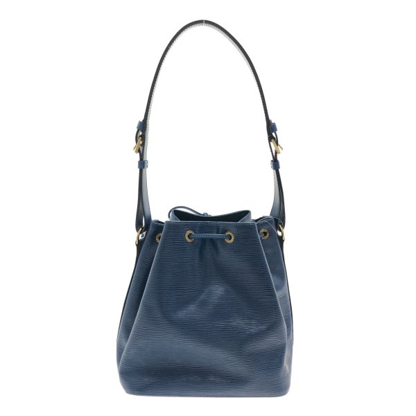 37318107 3 Louis Vuitton Petit Noe Leather Shoulder Bag Blue