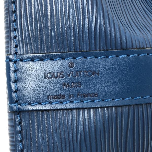 37318107 7 Louis Vuitton Petit Noe Leather Shoulder Bag Blue