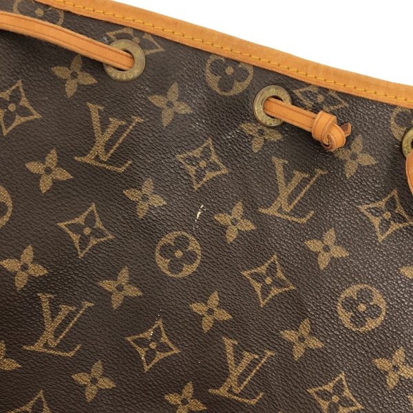 37319231 12 Louis Vuitton Noe Canvas Monogram Shoulder Bag Brown