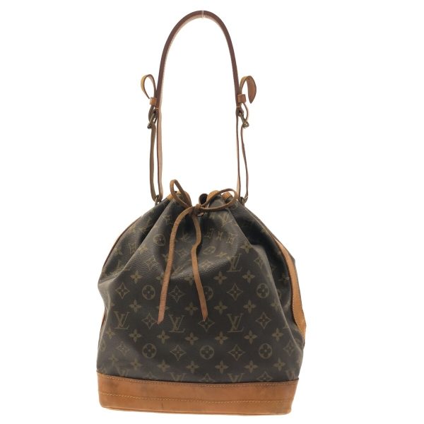 37319564 1 Louis Vuitton Noe Canvas Monogram Shoulder Bag Brown