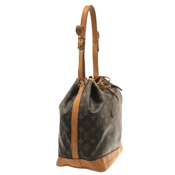 37319564 2 Louis Vuitton Noe Canvas Monogram Shoulder Bag Brown