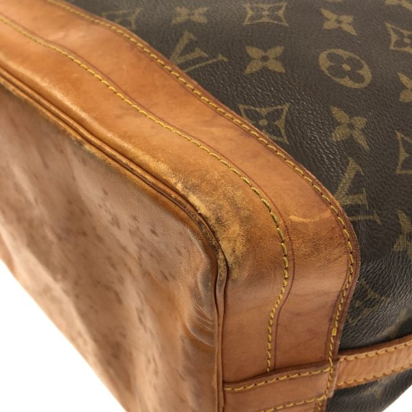 37319564 5 Louis Vuitton Noe Canvas Monogram Shoulder Bag Brown