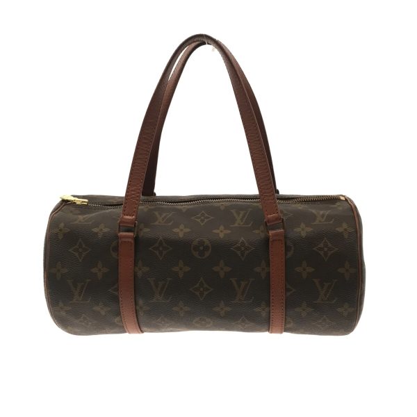 37319570 1 Louis Vuitton Old Papillon Canvas Monogram Handbag Brown