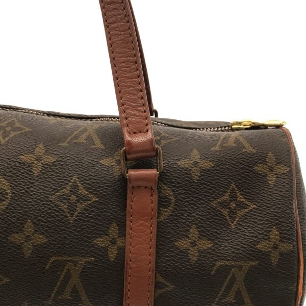 37319570 10 Louis Vuitton Old Papillon Canvas Monogram Handbag Brown