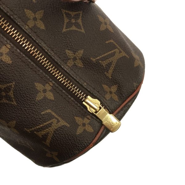 37319570 11 Louis Vuitton Old Papillon Canvas Monogram Handbag Brown