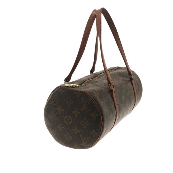 37319570 2 Louis Vuitton Old Papillon Canvas Monogram Handbag Brown