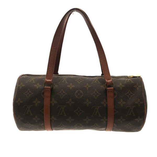 37319570 3 Louis Vuitton Old Papillon Canvas Monogram Handbag Brown