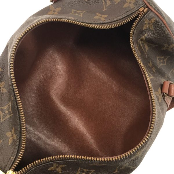 37319570 6 Louis Vuitton Old Papillon Canvas Monogram Handbag Brown