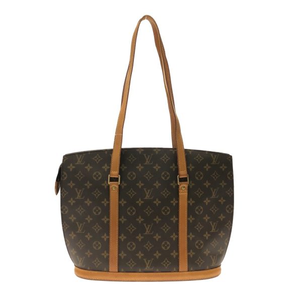 37319590 3 Louis Vuitton Babylon Canvas Monogram Shoulder Bag Brown