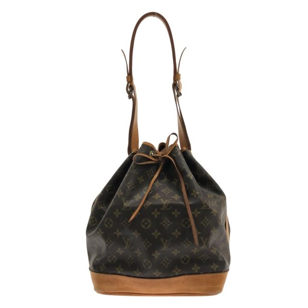 37319643 1 Louis Vuitton Noe Canvas Monogram Shoulder Bag Brown