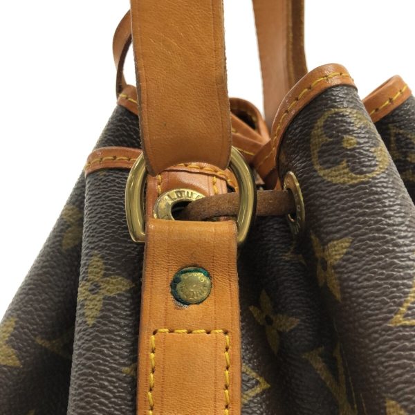 37319643 10 Louis Vuitton Noe Canvas Monogram Shoulder Bag Brown