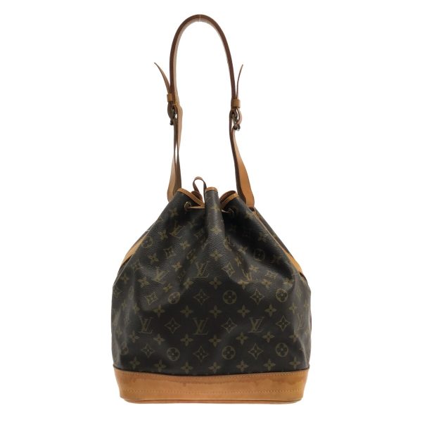 37319643 3 Louis Vuitton Noe Canvas Monogram Shoulder Bag Brown