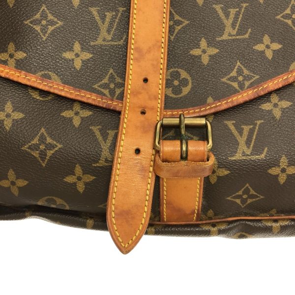 37319776 11 Louis Vuitton Saumur Canvas Monogram Shoulder Bag Brown