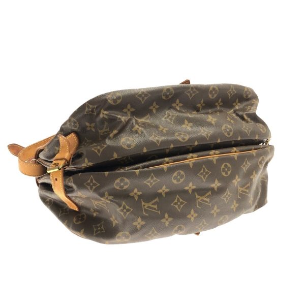 37319776 4 Louis Vuitton Saumur Canvas Monogram Shoulder Bag Brown