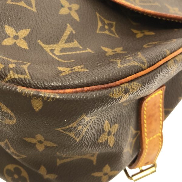 37319776 5 Louis Vuitton Saumur Canvas Monogram Shoulder Bag Brown