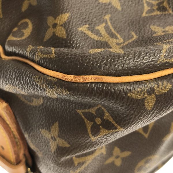 37319777 5 Louis Vuitton Saumur Canvas Monogram Shoulder Bag Brown