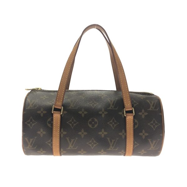 37319782 1 Louis Vuitton Papillon Canvas Monogram Handbag Brown