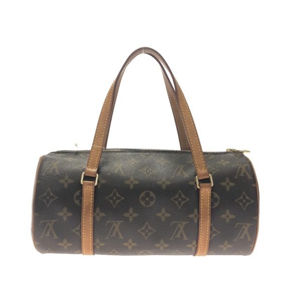 37319782 3 Louis Vuitton Papillon Canvas Monogram Handbag Brown