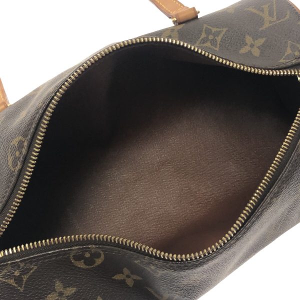 37319782 6 Louis Vuitton Papillon Canvas Monogram Handbag Brown