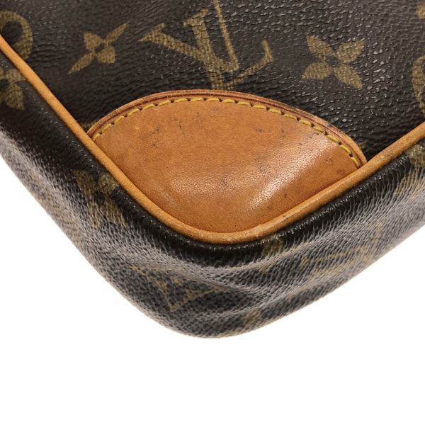 37319810 5 Louis Vuitton Danube Canvas Monogram Shoulder Bag Brown