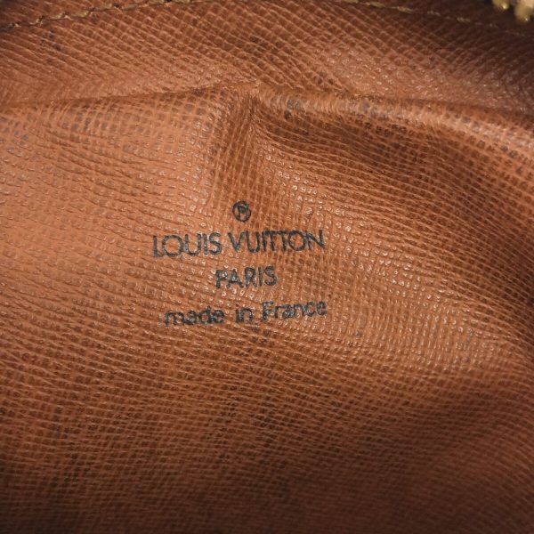 37319810 7 Louis Vuitton Danube Canvas Monogram Shoulder Bag Brown