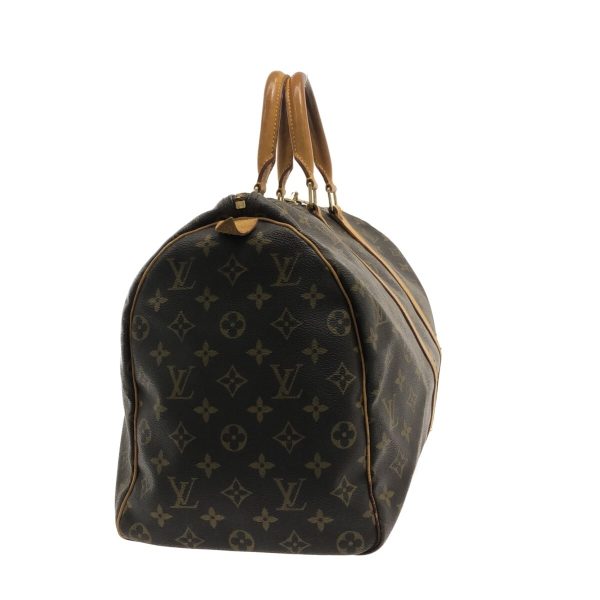 37319812 2 Louis Vuitton Keepall Canvas Monogram Boston Bag Brown