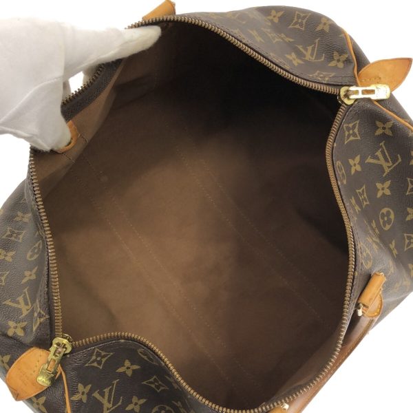 37319812 6 Louis Vuitton Keepall Canvas Monogram Boston Bag Brown