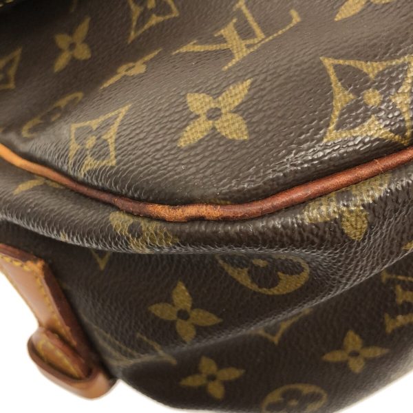 37319824 5 Louis Vuitton Saumur Canvas Monogram Shoulder Bag Brown