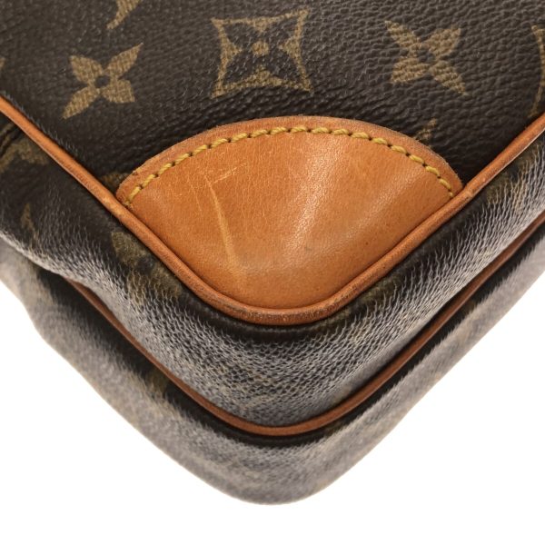 37319830 5 Louis Vuitton Amazon Canvas Monogram Shoulder Bag Brown