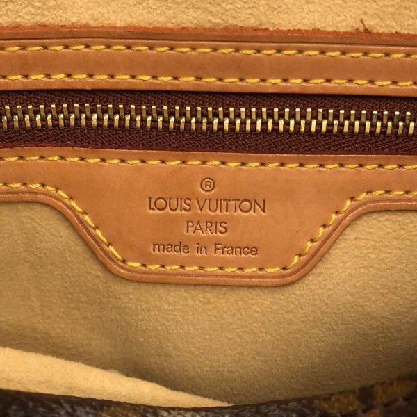 37319837 7 Louis Vuitton Looping Canvas Monogram Shoulder Bag Brown