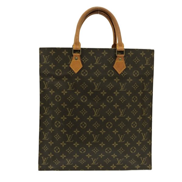 37320093 1 Louis Vuitton Sac Pla Monogram Canvas Handbag Brown