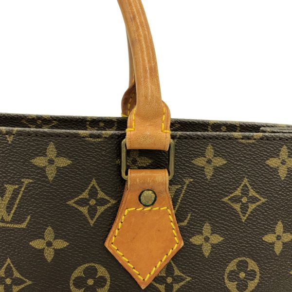 37320093 10 Louis Vuitton Sac Pla Monogram Canvas Handbag Brown